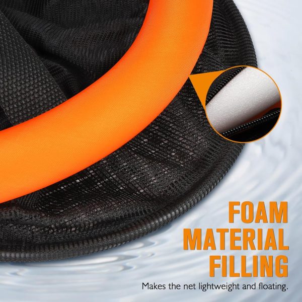 Dovesun Floating Fishing Basket, Collapsible Fishing Net Portable Nylon-mesh | Coated Nylon Net Bait Storage Cage for Keeping Crayfish Minnows Leaches and Other Live Baits - Image 5